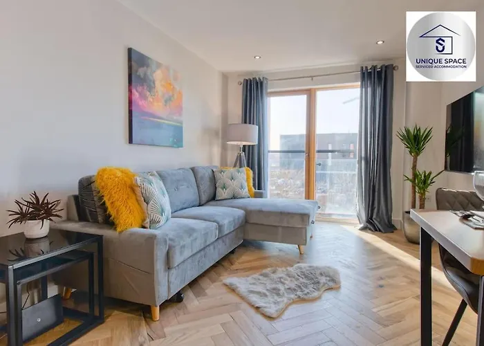 ✪leisure Stay✪relocation Or Business Stay✪1bed - Free Secure Parking Space Appartement *