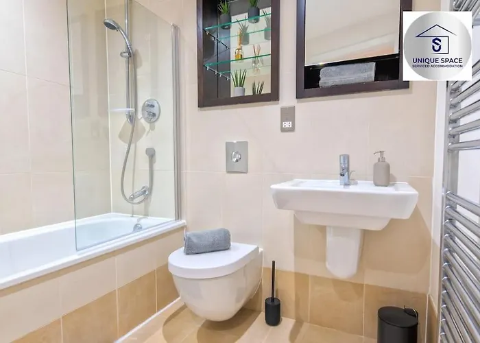 Appartement ✪leisure Stay✪relocation Or Business Stay✪1bed - Free Secure Parking Space *